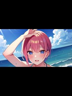 [x]#五等分の花嫁 私の水着、どう思う？ ちょっと大胆すぎるかな・・・？ - Peko_illustのイラスト - pixiv