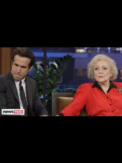 [x]Ryan Reynolds HILARIOUSLY Reacts To Betty White Saying He 'Can't Get ...