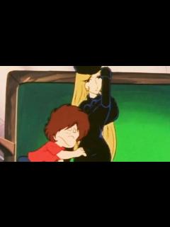 [x]メーテルの隣で鉄郎が何か白い物を飛散させる【銀河鉄道999】 - YouTube