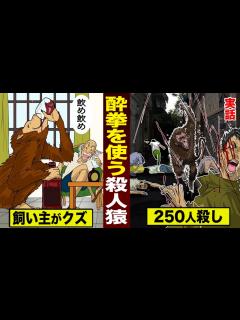 [x]酔拳を使う殺人猿。250人死傷...飼い主が飲ませた。 - YouTube