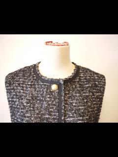 [x]Yahoo!オークション - Leilian レリアン ファンシーツイードジレ フェ...