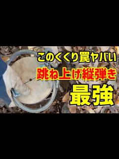[x]狩猟 イノシシ猟 最強のくくり罠 跳ね上げ式くくり罠を縦に弾く設置方法と獣道の探し方 - YouTube