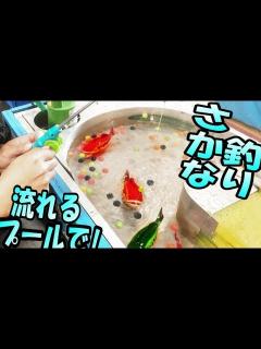 [x]お祭り屋台の流れるプールで魚釣りゲーム！ - YouTube
