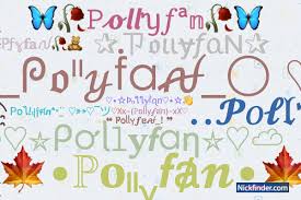 Nicknames for Pollyfan: Ƥ☢ℓℓyfคภ💌