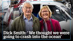 Dick Smith talks about flying a helicopter around the world