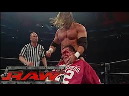 Triple H vs Jim Ross (Bloody) Pt.1 RAW Apr 18,2005