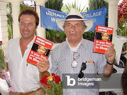 Image of FRENCH WRITER DAMINIQUE LAPIERRE AND SPANISH AUTHOR ...